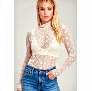 Free People Lace top
